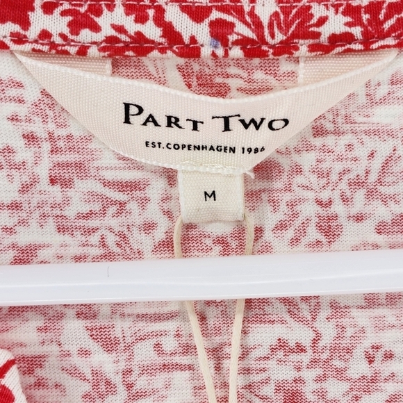 Part Two Women's Gesina Low-Cut V-Neck Blouse - M - Picture 4 of 7